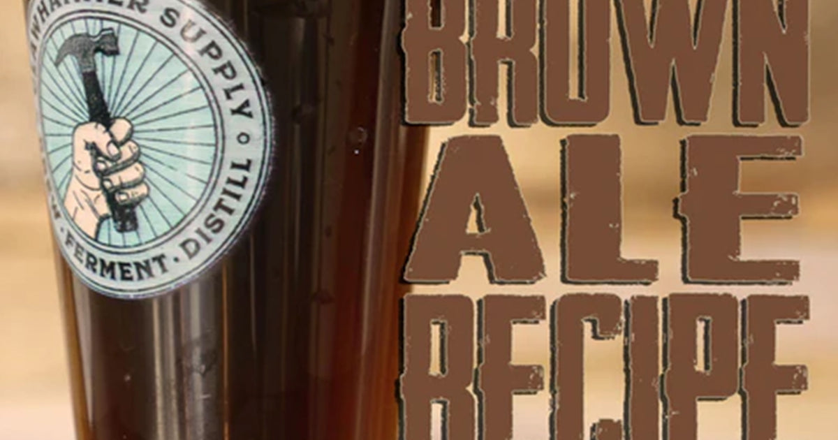 Home Brewing: All Grain Brown Ale Beer Recipe