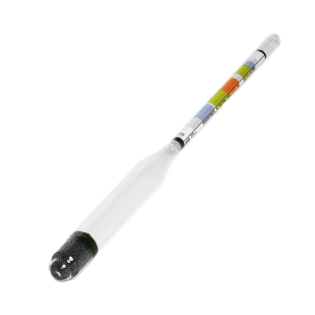 Triple Scale Hydrometer | Specific Gravity | Potential Alcohol | Brix Triple Scale Hydrometer | Specific Gravity | Potential Alcohol | Brix