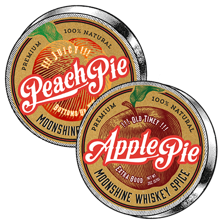 Apple & Peach Pie Moonshine Spice Combo