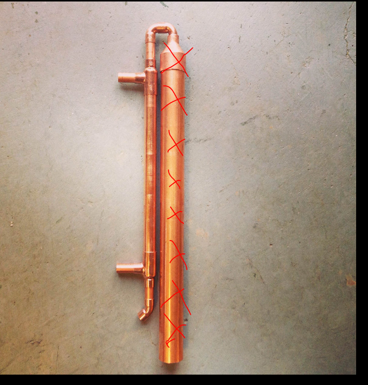 10 gallon copper condenser (custom) 10 gallon copper condenser (custom)