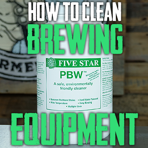 how to clean brewing equipment for homebrewing