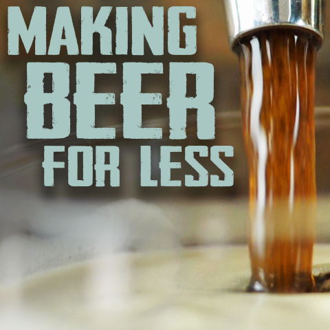 How to make homebrew beer for less money