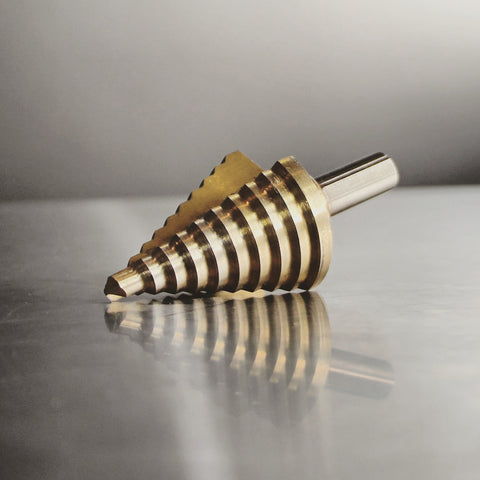 Step Drill Bit for Copper Boiler Thermometer Installation