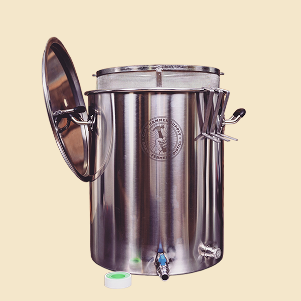 Stainless Steel Beer Brewing Kettle - 2 Gal