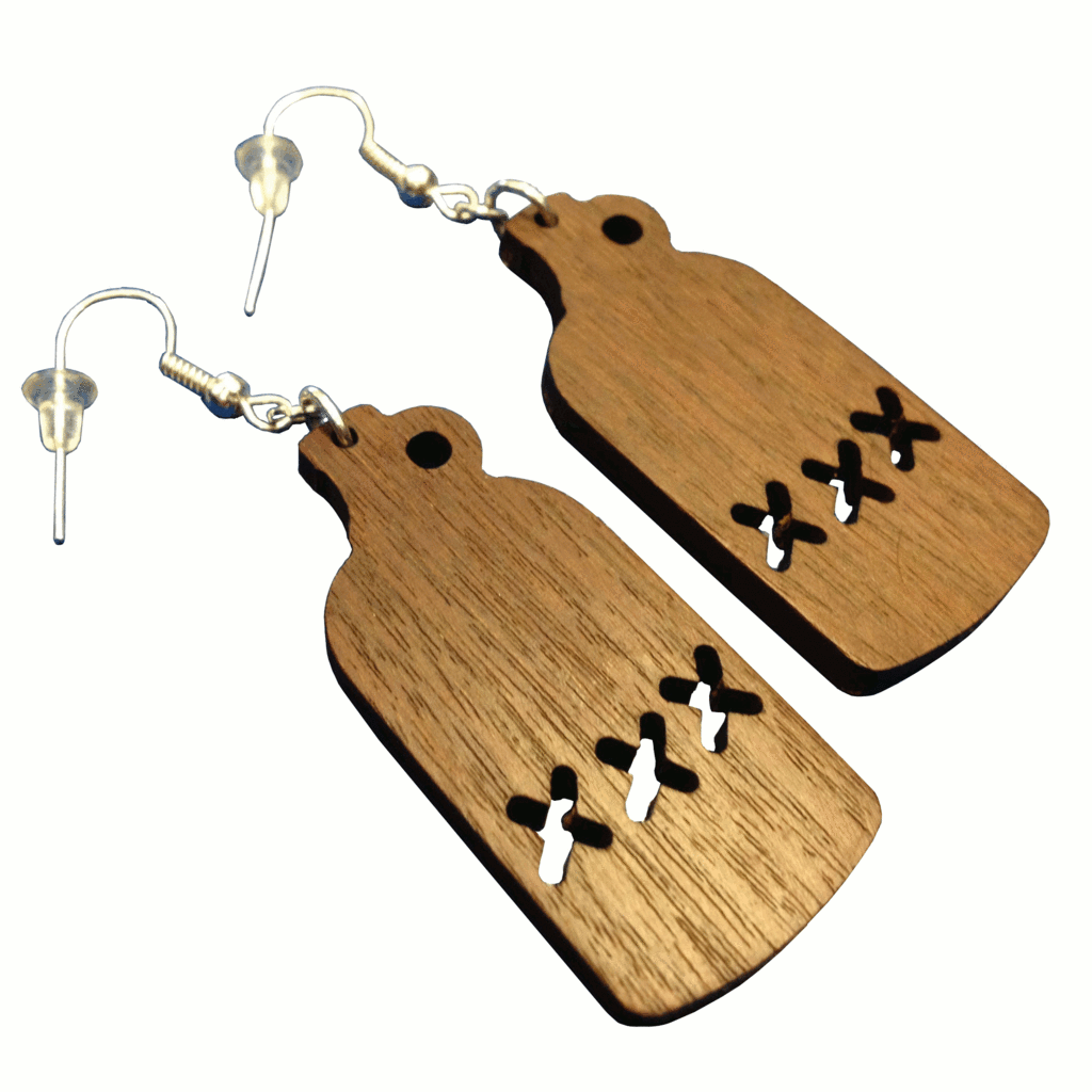 Moonshine Jug Earrings