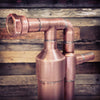 Copper Column Thermometer & Copper Fitting Combo