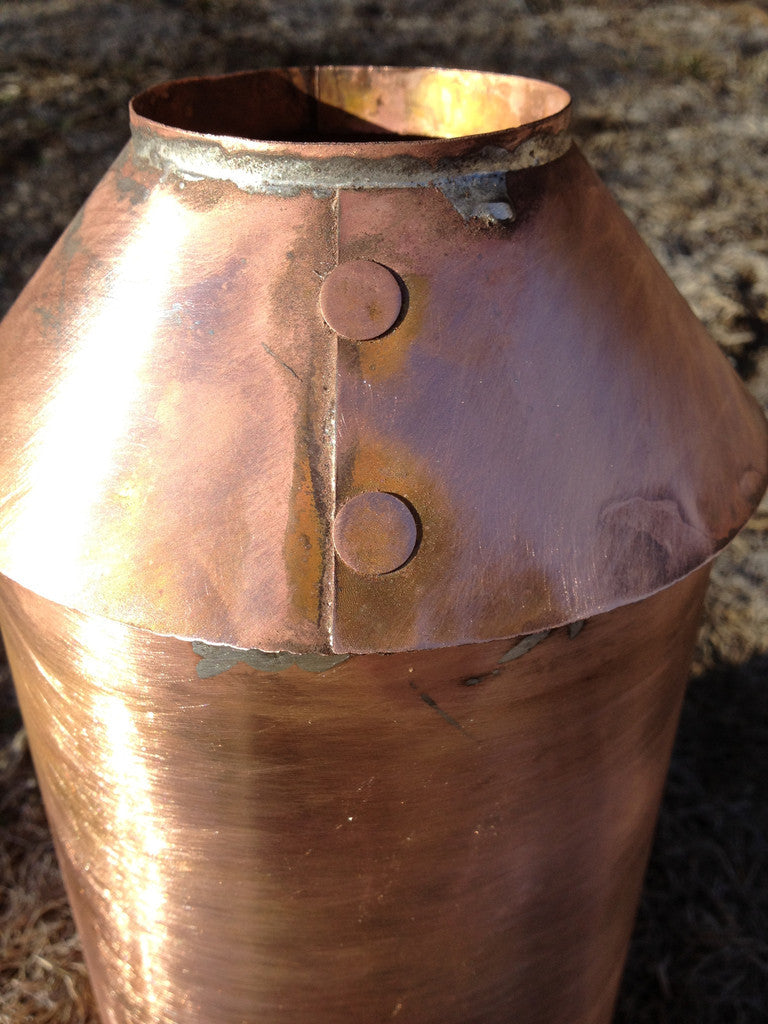 1 Gallon Mash Pot (This option includes the boiler, vapor cone, collar, cap skirt, and cap plate only)