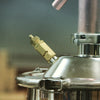 Distillation pressure relief valve