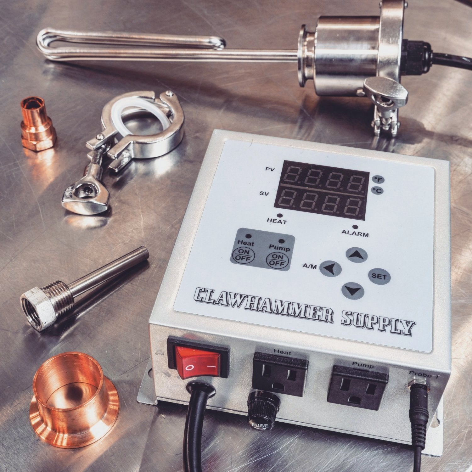 120V Controller and Element Kit Copper Distillers