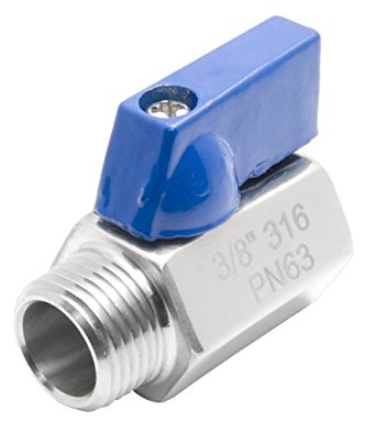 1/2" Stainless Steel Mini Ball Valves